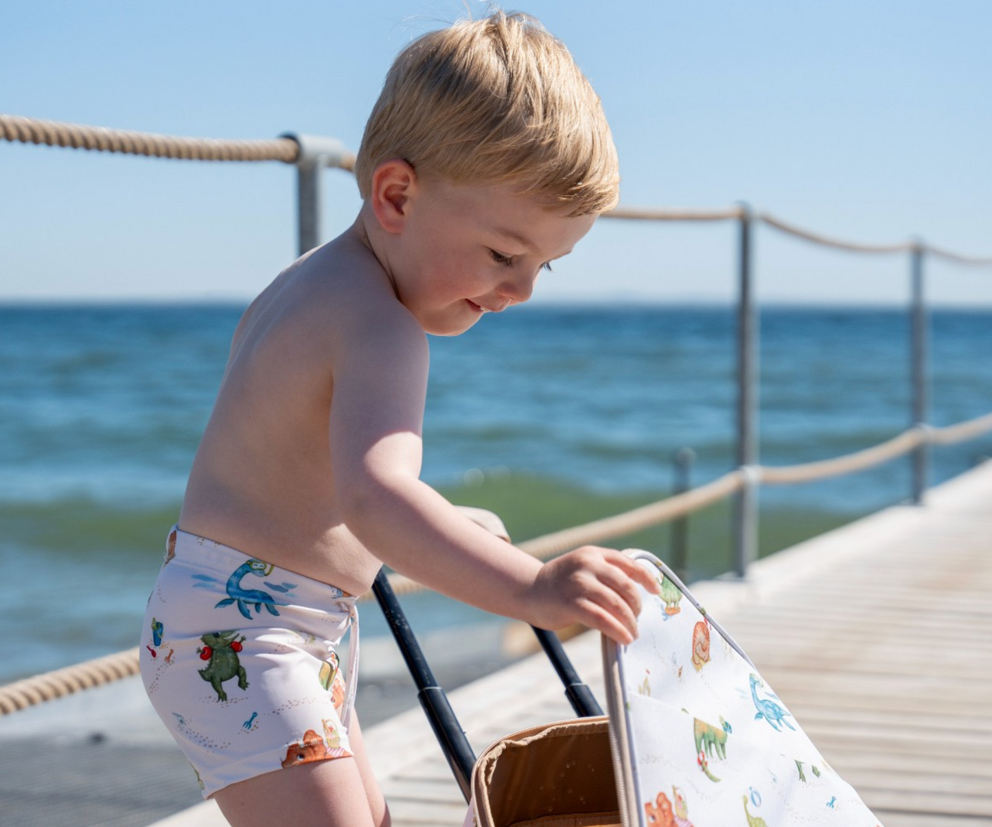 Filibabba Orla Swimming Shorts Dino Beach
