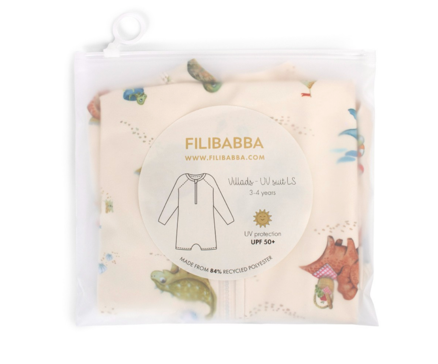 Filibabba Villads UV Suit Dino Beach