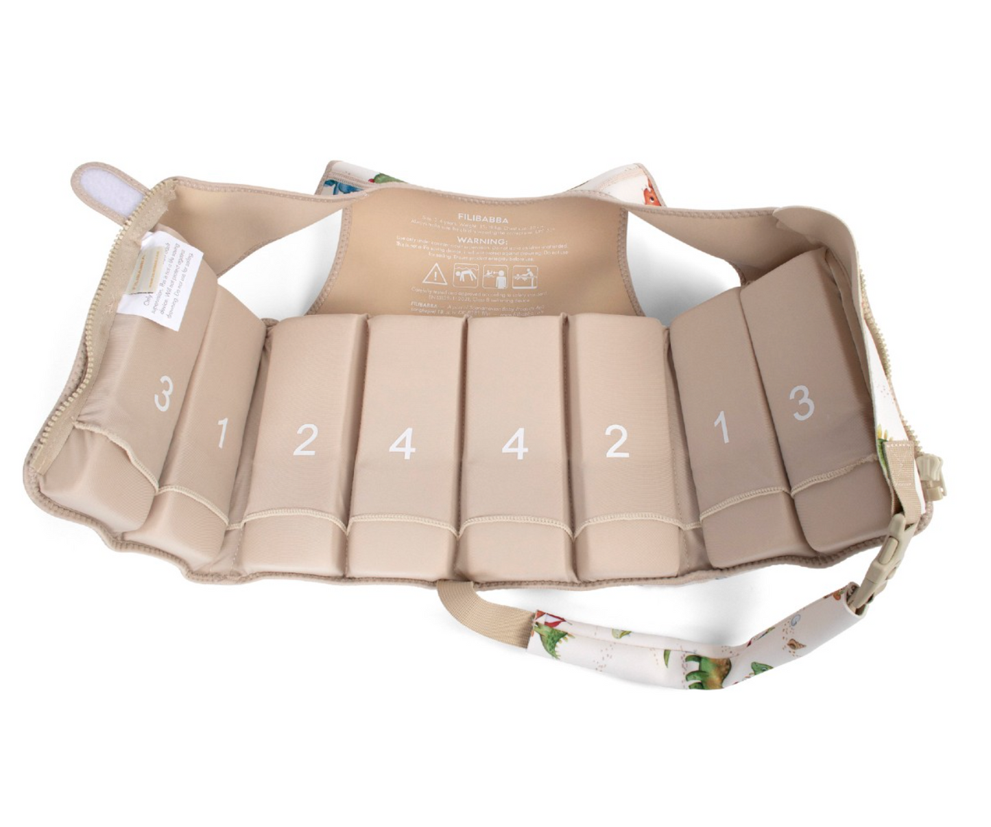 Filibabba Swim Vest Dino Beach