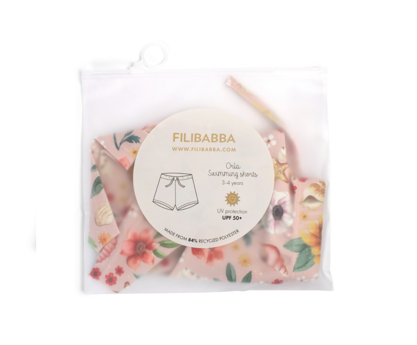 Filibabba Orla Swimming Shorts Ocean Blossom