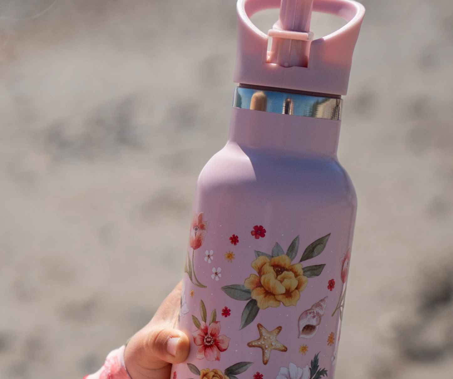 Filibabba Stainless Steel Water Bottle – Ocean Blossom