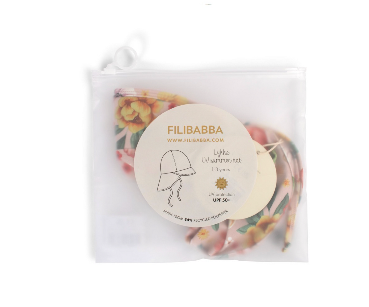 Filibabba Lykke UV Summer Hat – Ocean Blossom