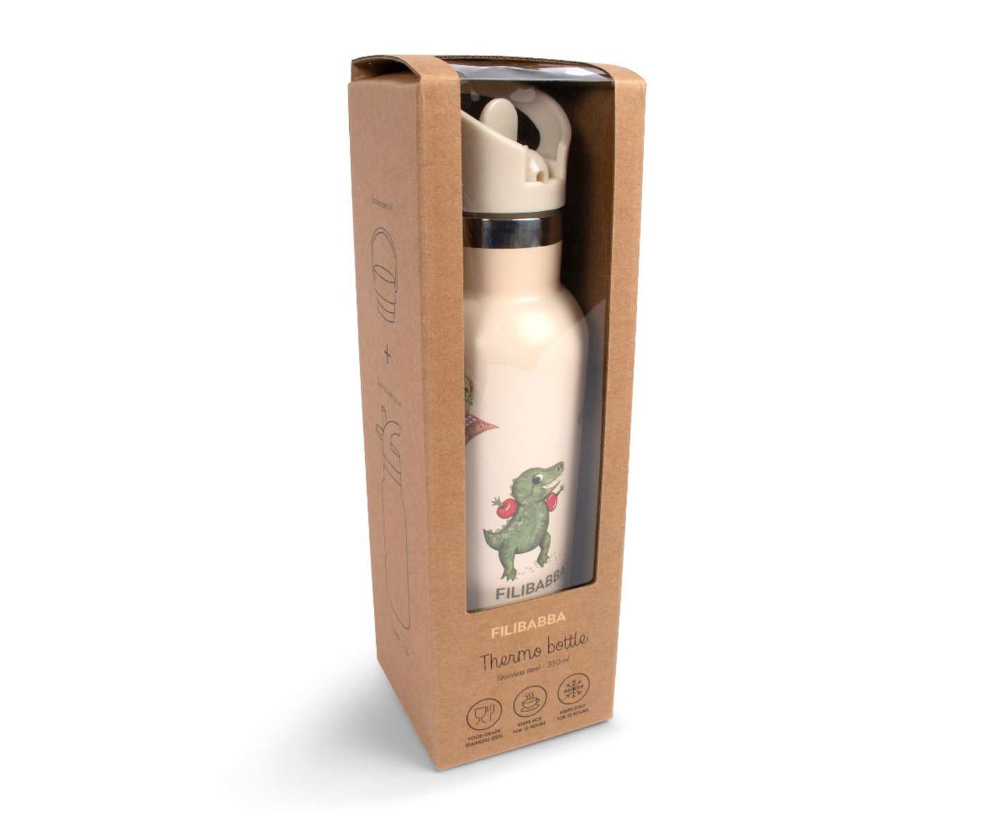 Filibabba Stainless Steel Water Bottle – Dino Beach