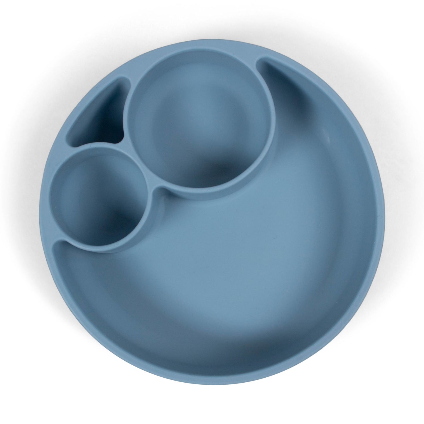 Filibabba Silicone Divided Plate – Powder Blue